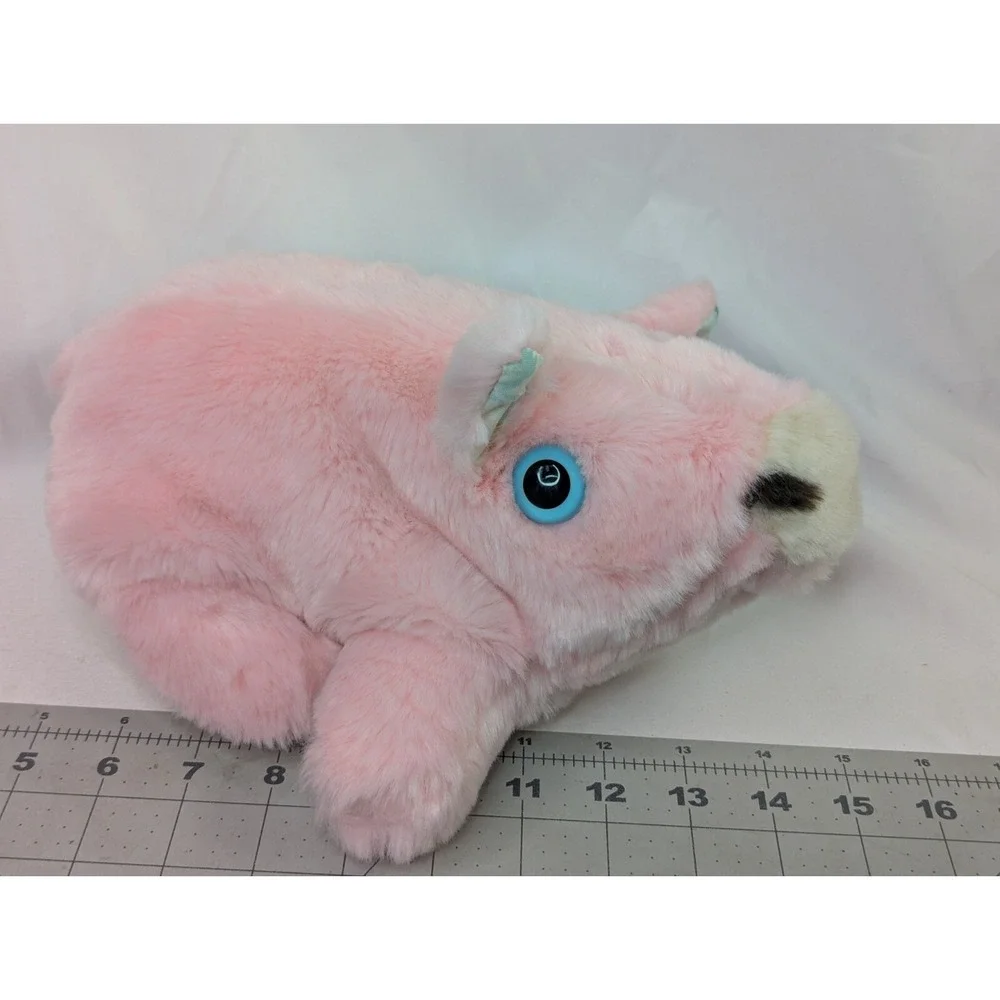 Pink Pig Bean Plush 7 Inch‎ Blue Eyes Stuffed Animal Toy